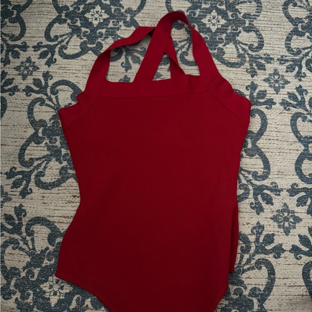 Superdown Vibrant Red Bodysuit